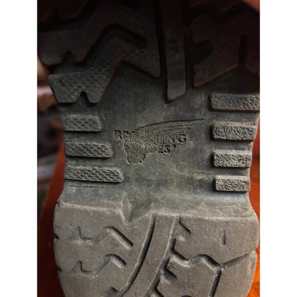 Red Wing boots DynaForce work boots 2E 926 soft toe brown leather sz men's 11.5 - Picture 9 of 11